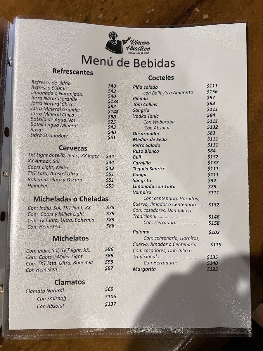 Rincón Huasteco Menu - Image 6